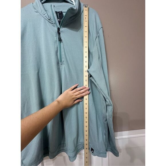 NWOT Glyder Striped 1/4 Zip Up Tahoe AirFlex Long Sleeve Shirt Men's XL - Picture 10 of 13